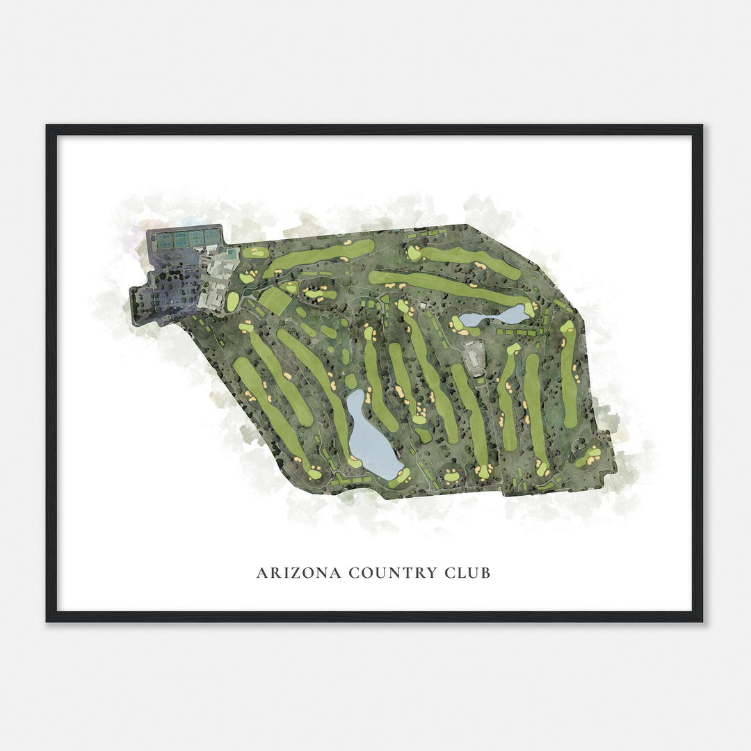 Print of Arizona Country Club Classic Map