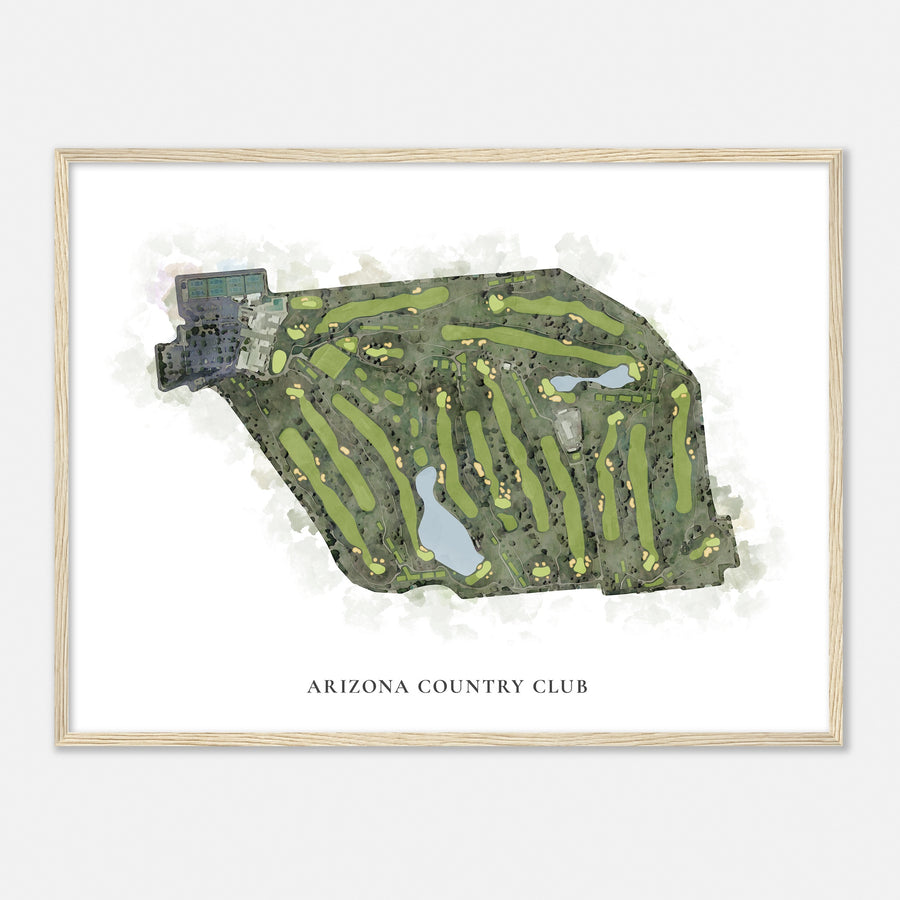 Print of Arizona Country Club Classic Map