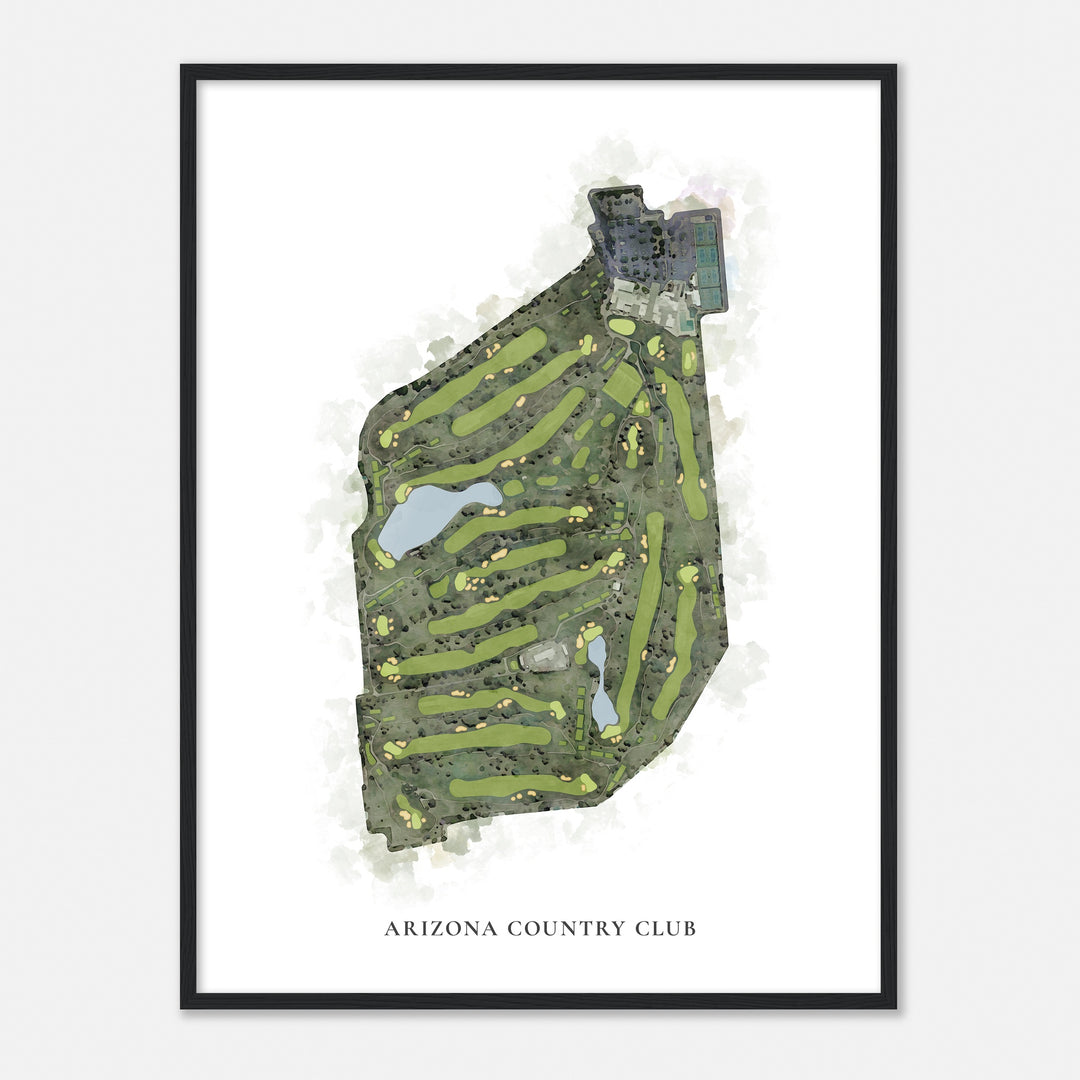 Print of Arizona Country Club Classic Map