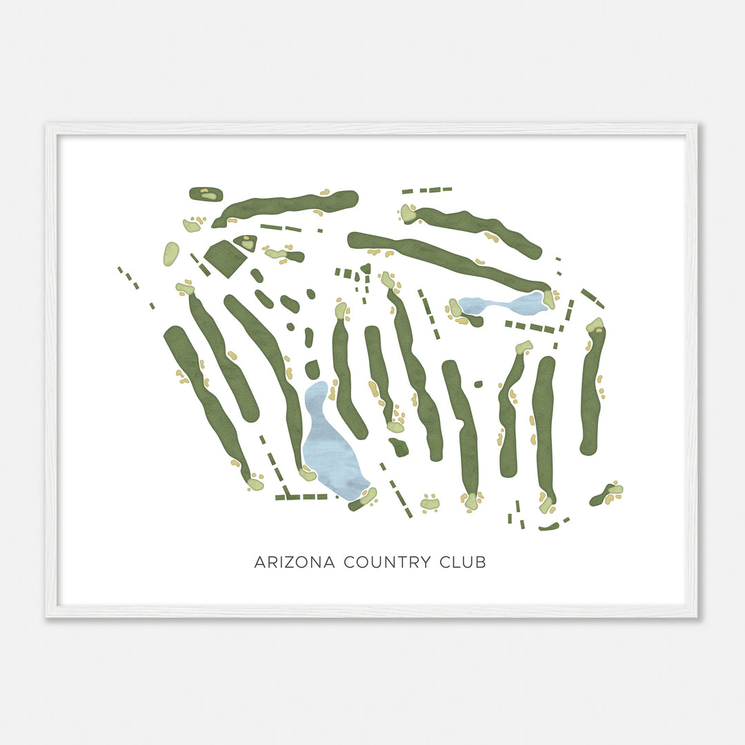 Print of Arizona Country Club Modern Map