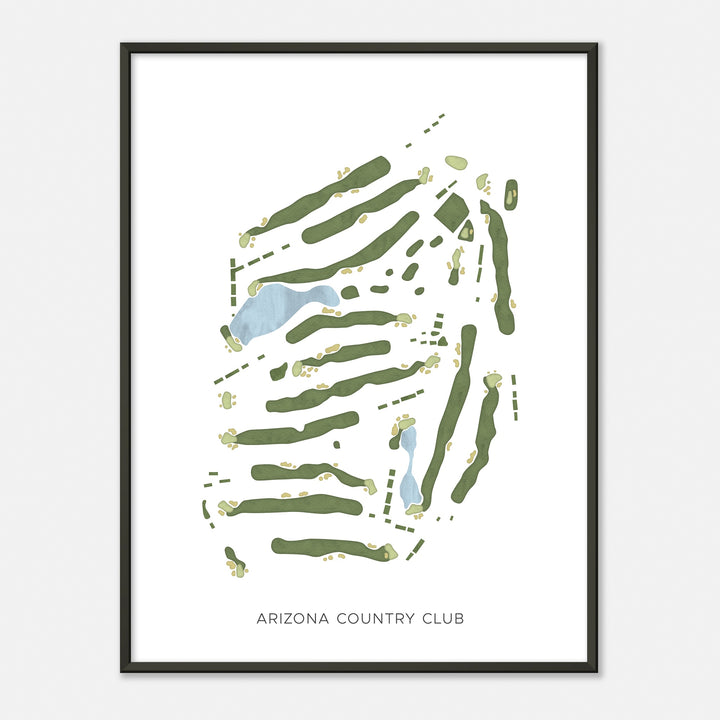 Print of Arizona Country Club Modern Map