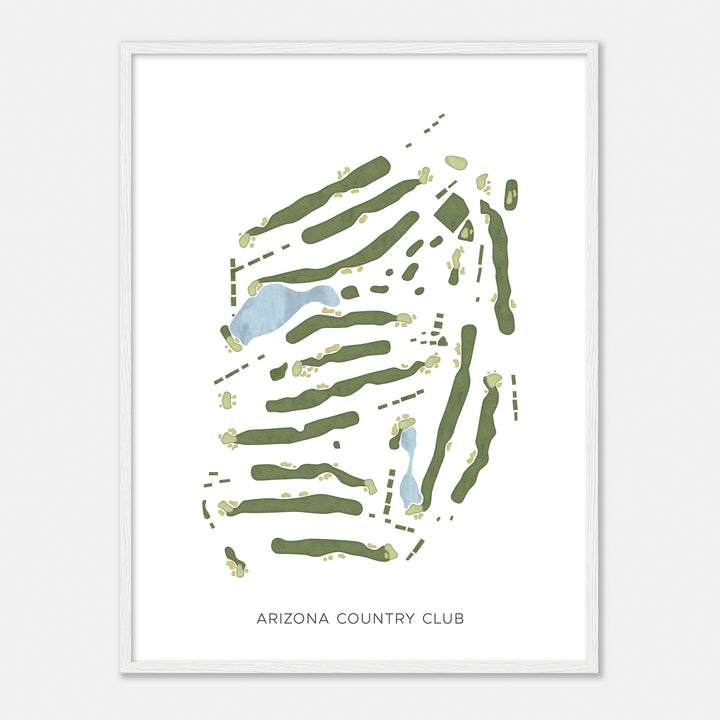 Print of Arizona Country Club Modern Map