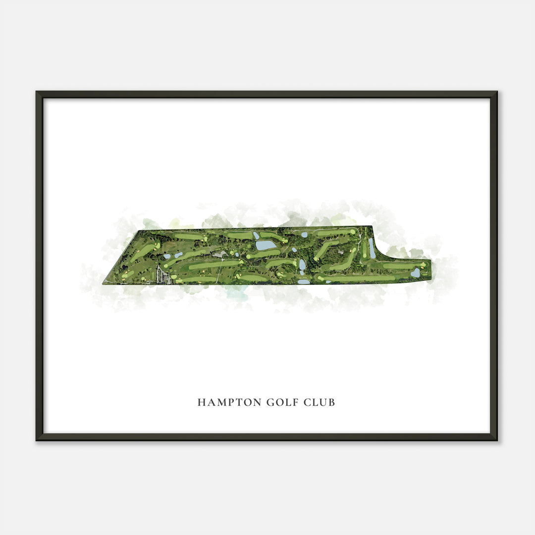 Print of Hampton Golf Club Classic Map