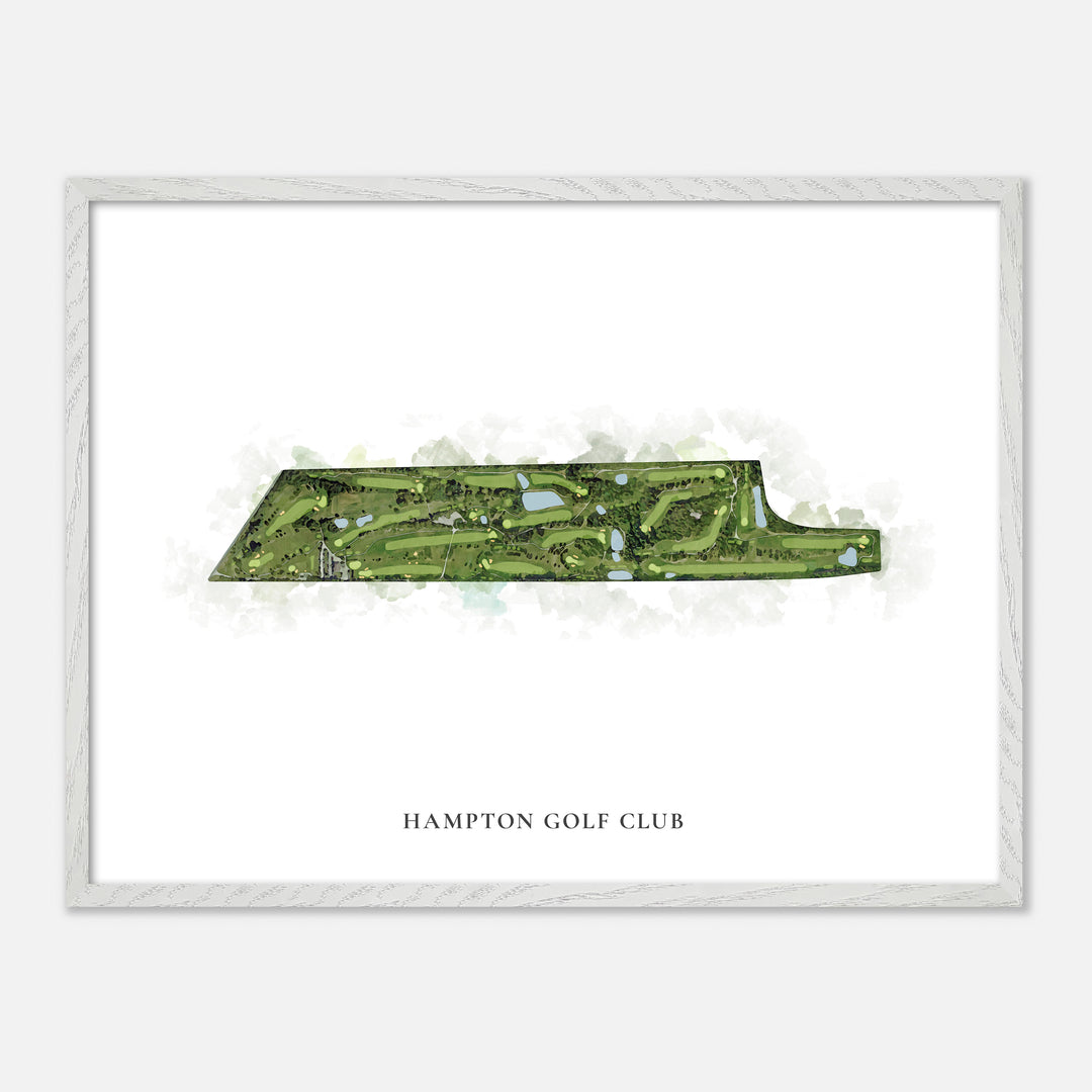 Print of Hampton Golf Club Classic Map