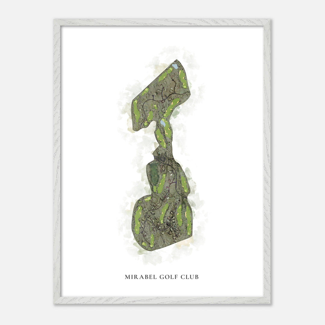Print of Mirabel Golf Club Classic Map
