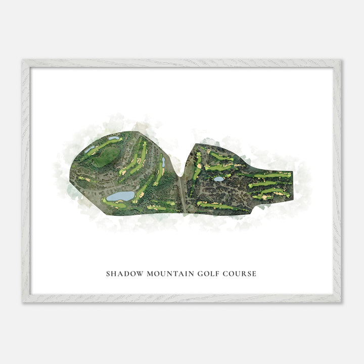 Print of Shadow Mountain Golf Course Classic Map