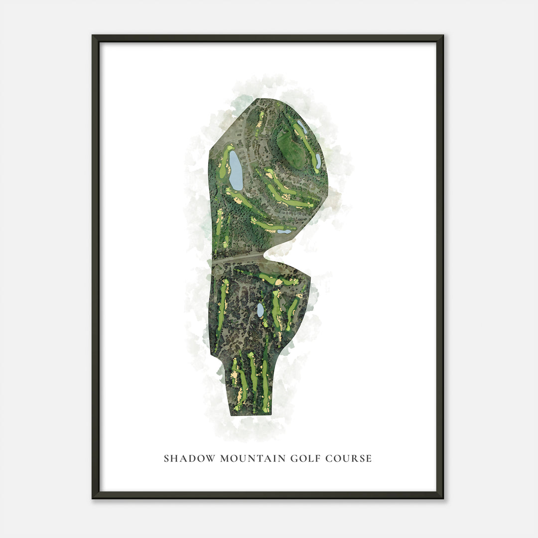 Print of Shadow Mountain Golf Course Classic Map
