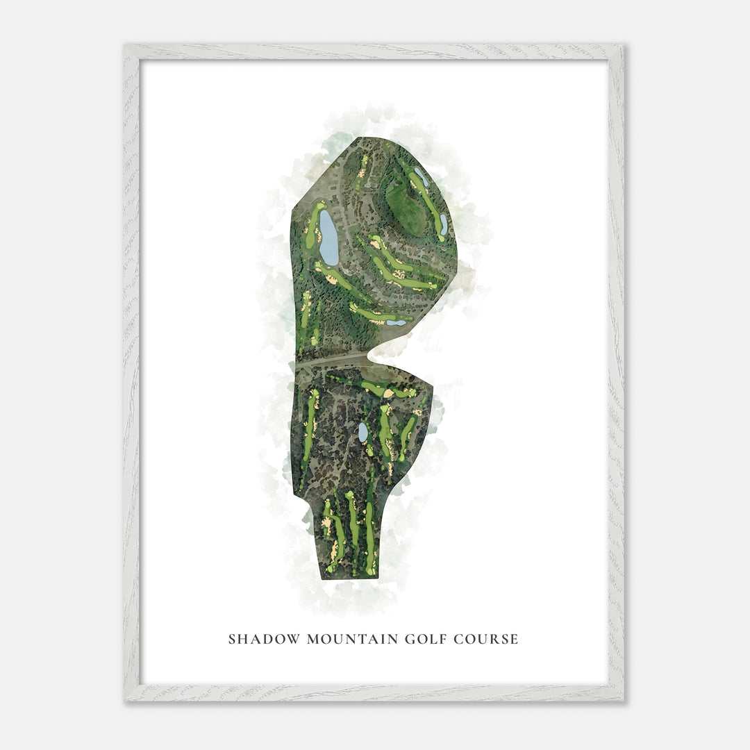 Print of Shadow Mountain Golf Course Classic Map