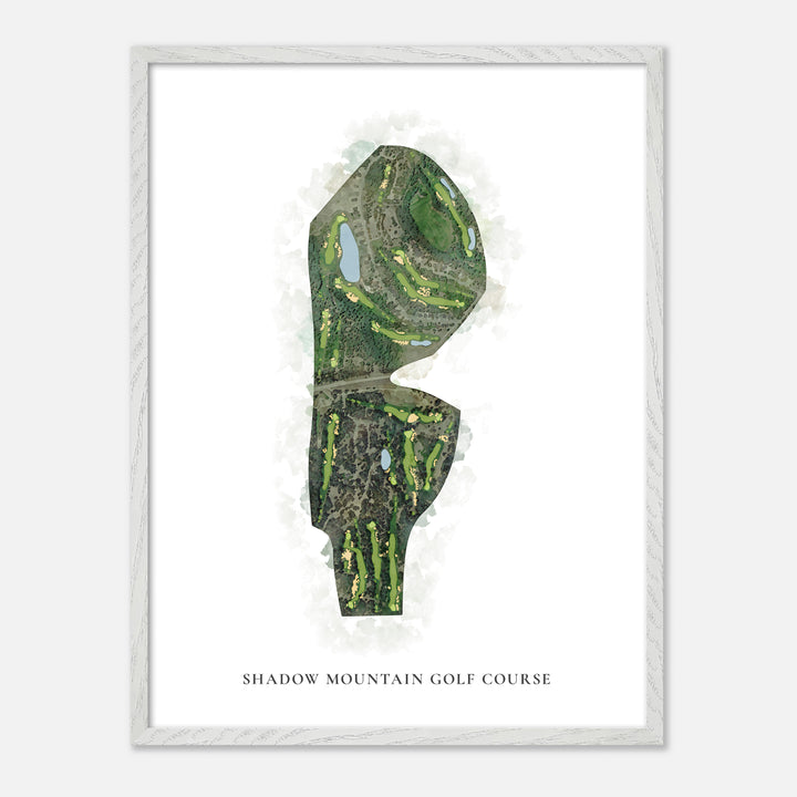 Print of Shadow Mountain Golf Course Classic Map