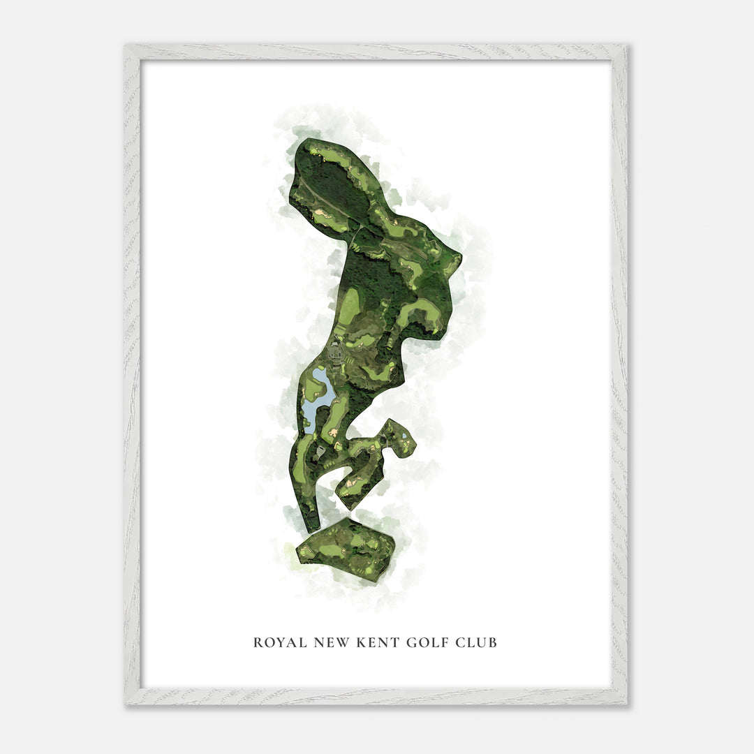 Print of Royal New Kent Golf Club Classic Map