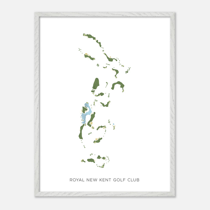 Print of Royal New Kent Golf Club Modern Map