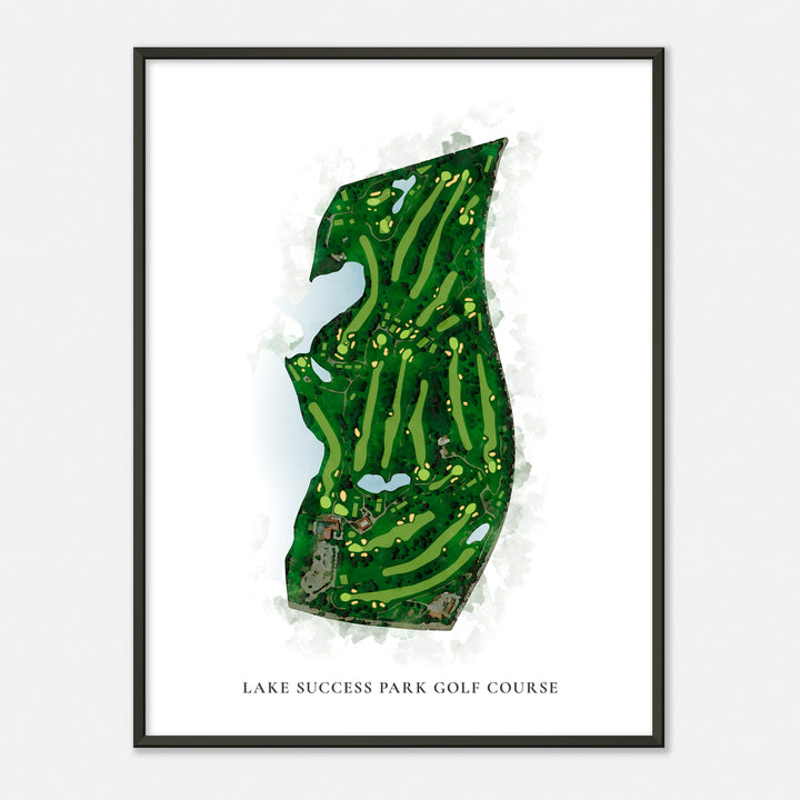 Print of Lake Success Park Golf Course Classic Map