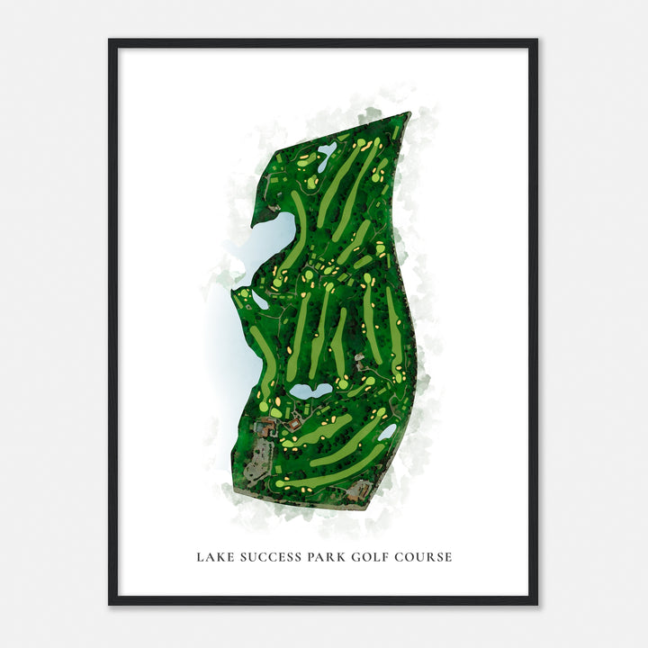 Print of Lake Success Park Golf Course Classic Map