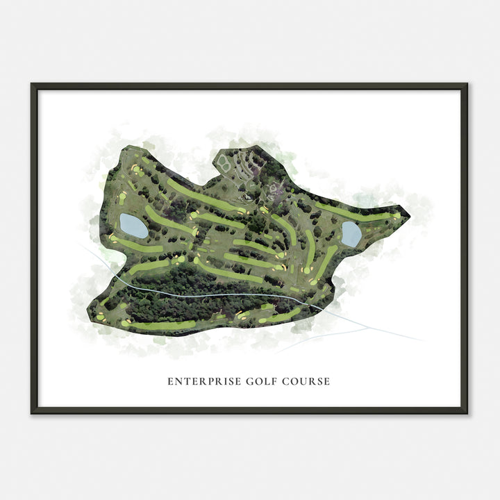 Print of Enterprise Golf Course Classic Map