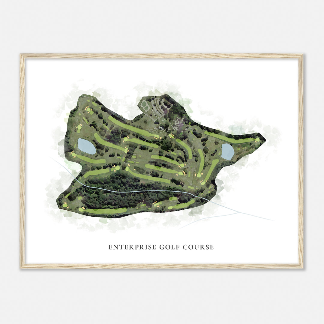 Print of Enterprise Golf Course Classic Map