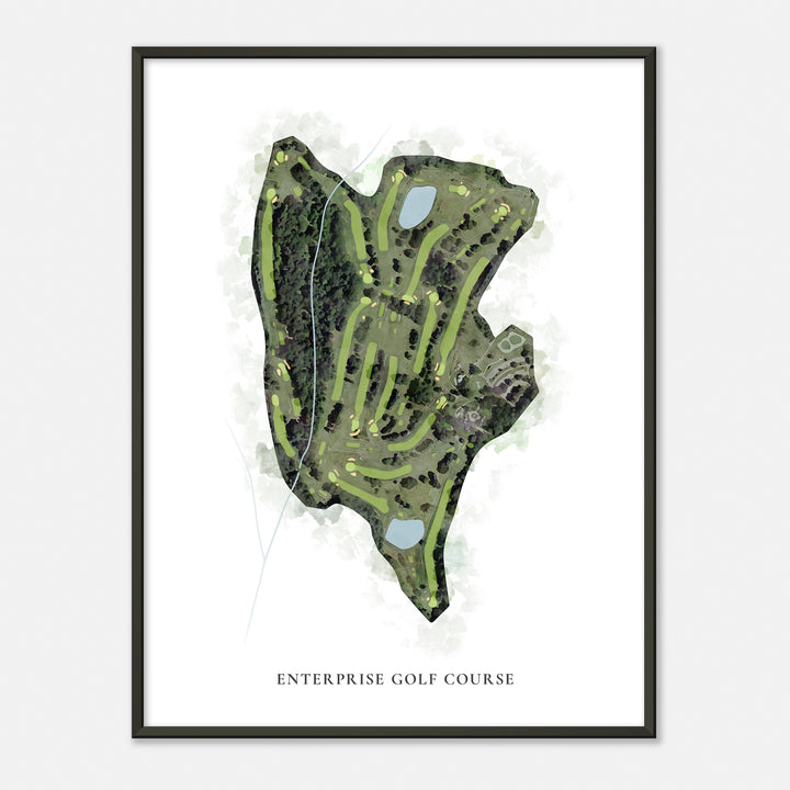 Print of Enterprise Golf Course Classic Map