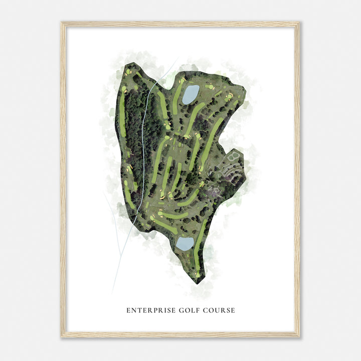 Print of Enterprise Golf Course Classic Map