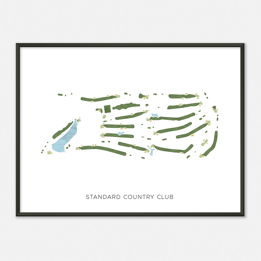 Print of Standard Country Club Modern Map