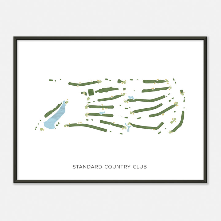 Print of Standard Country Club Modern Map