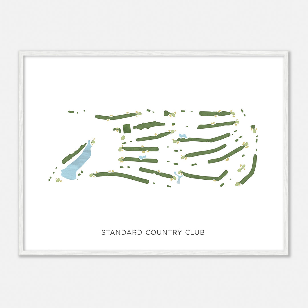 Print of Standard Country Club Modern Map