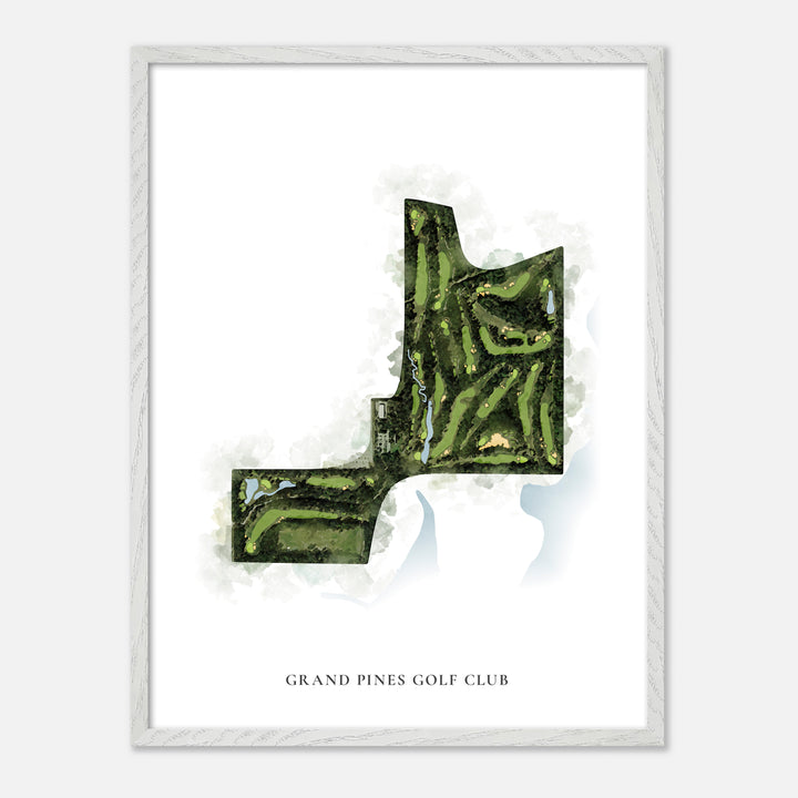 Print of Grand Pines Golf Club Classic Map