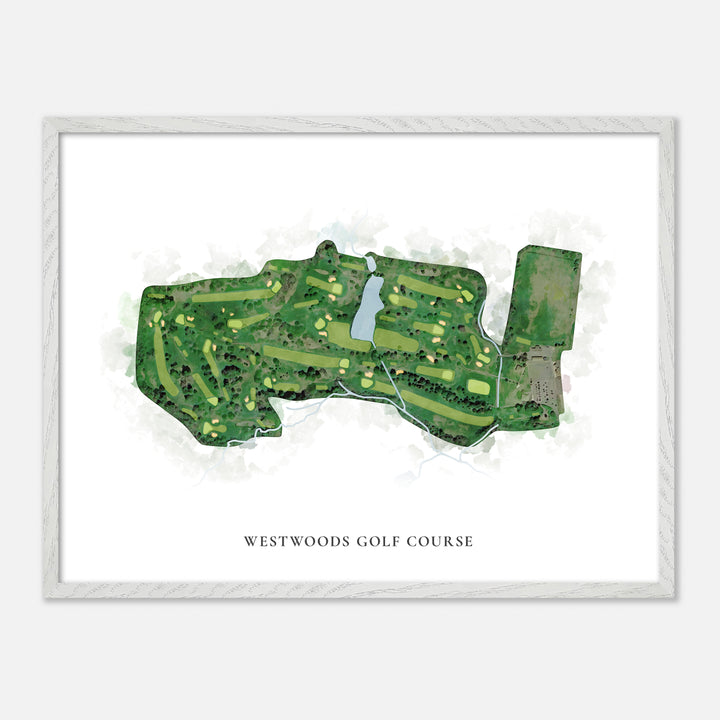 Print of Westwoods Golf Course Classic Map