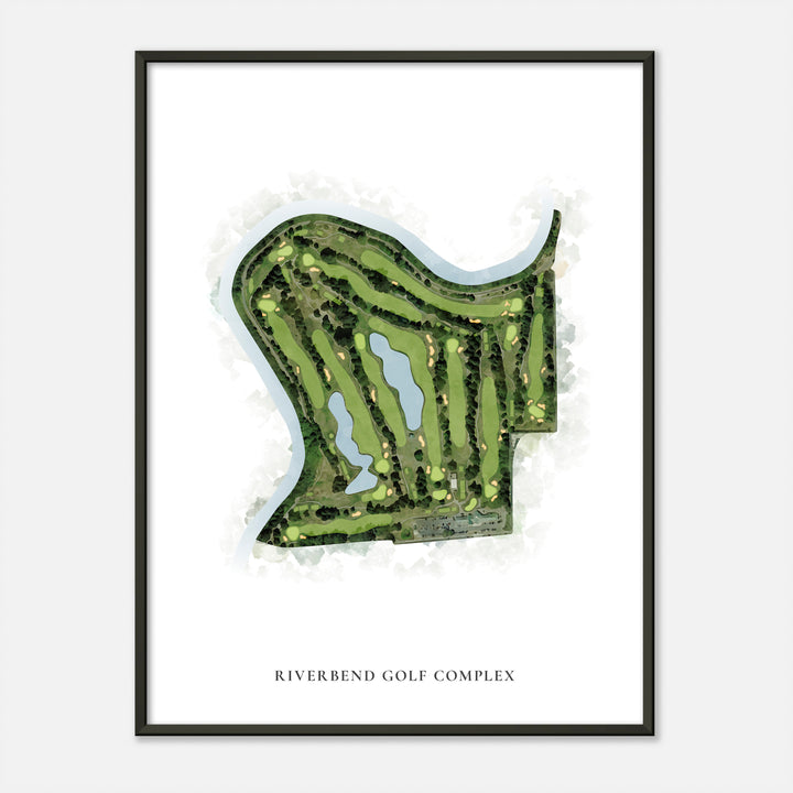 Print of Riverbend Golf Complex Classic Map