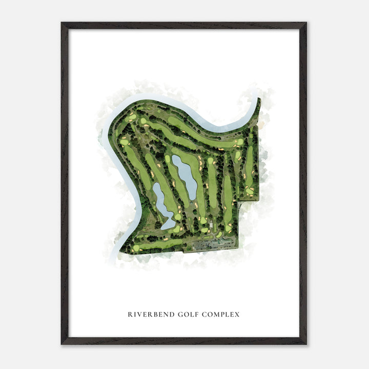 Print of Riverbend Golf Complex Classic Map