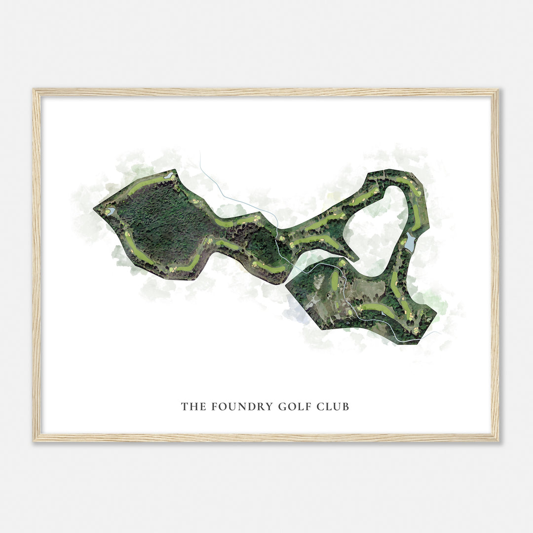 Print of The Foundry Golf Club Classic Map