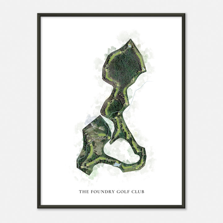 Print of The Foundry Golf Club Classic Map