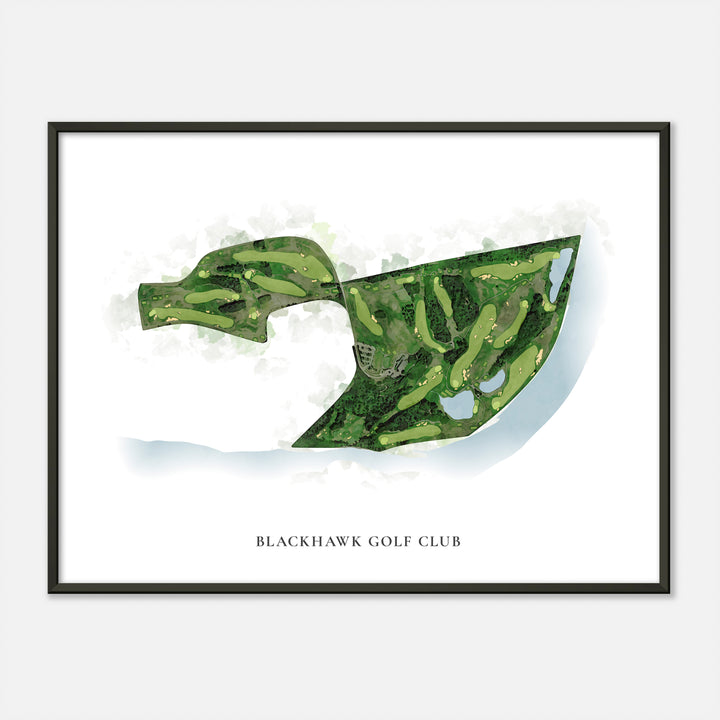 Print of Blackhawk Golf Club Classic Map