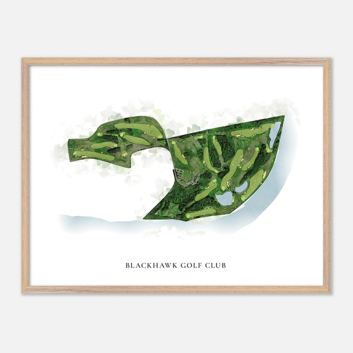 Print of Blackhawk Golf Club Classic Map