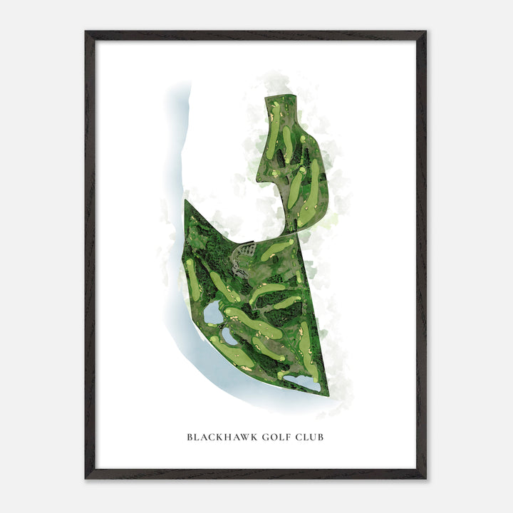 Print of Blackhawk Golf Club Classic Map