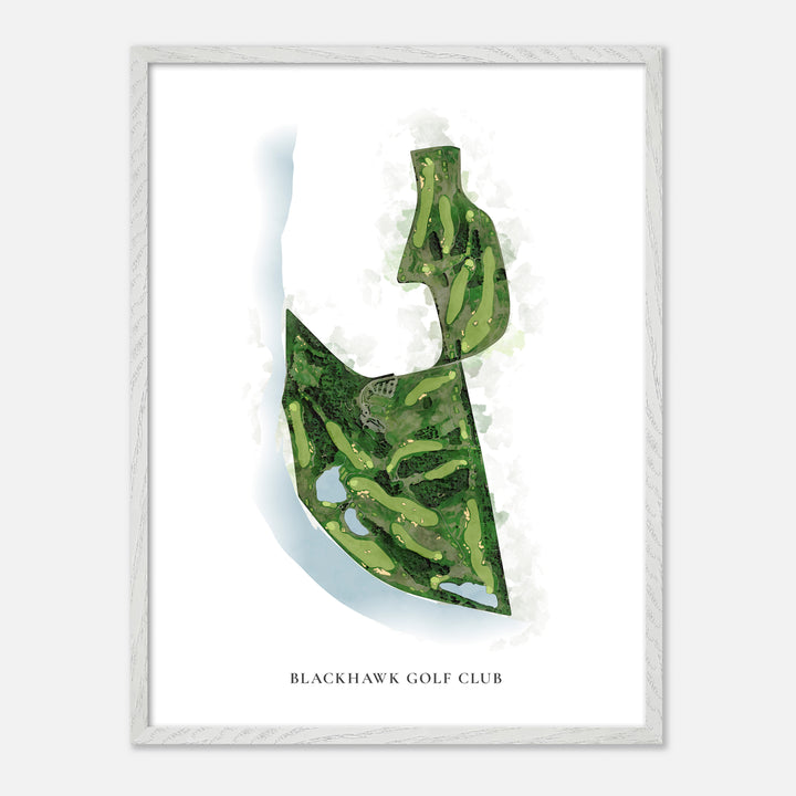 Print of Blackhawk Golf Club Classic Map