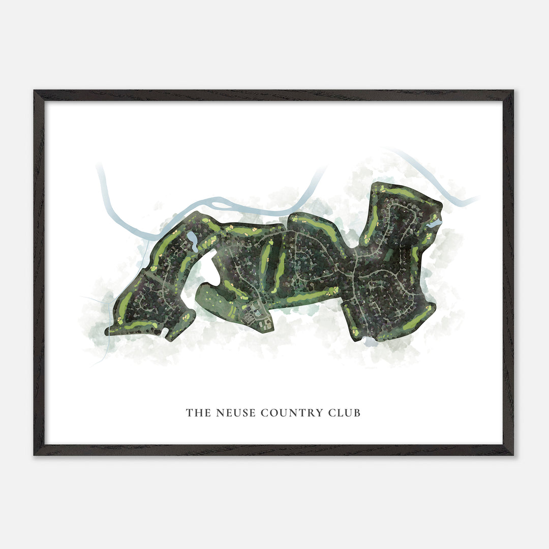 Print of The Neuse Country Club Classic Map