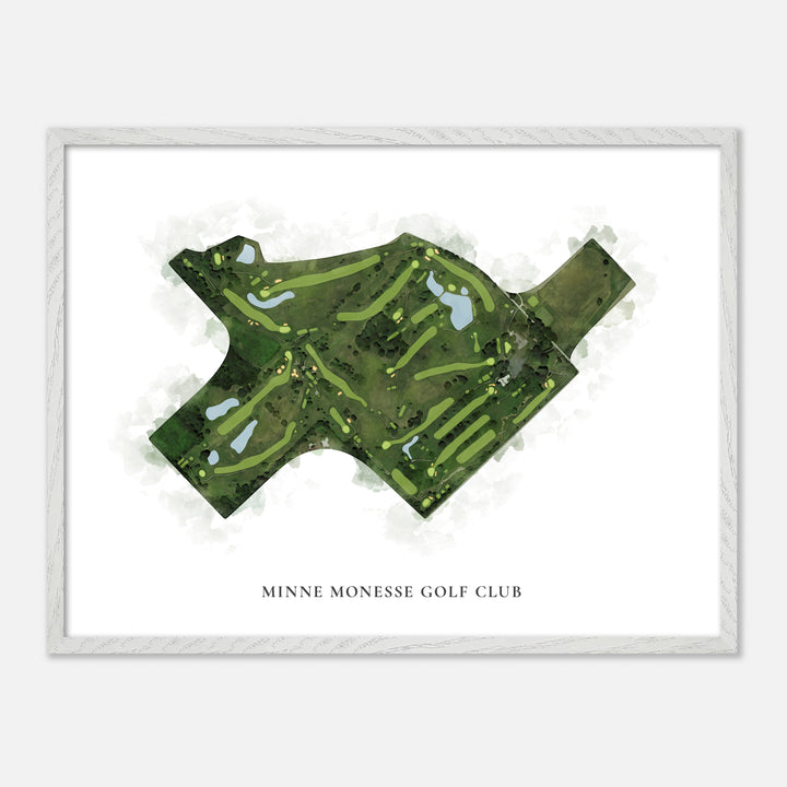 Print of Minne Monesse Golf Club Classic Map