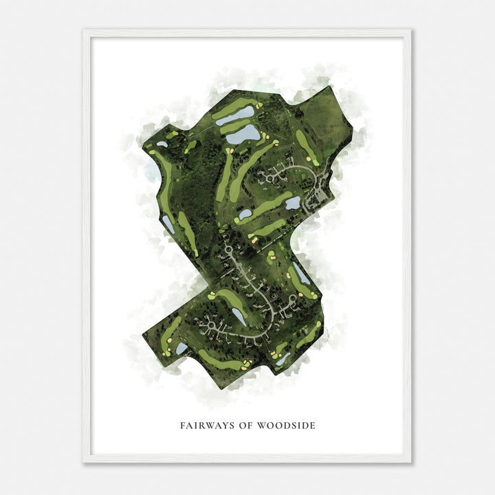 Print of Fairways Of Woodside Classic Map