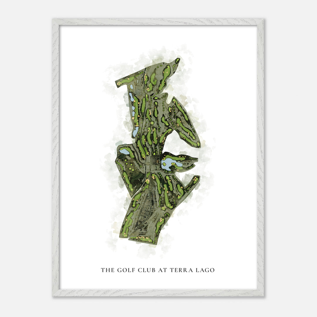 Print of The Golf Club At Terra Lago Classic Map