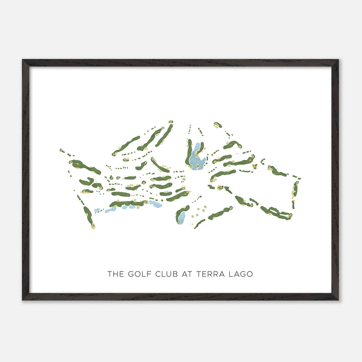 Print of The Golf Club At Terra Lago Modern Map
