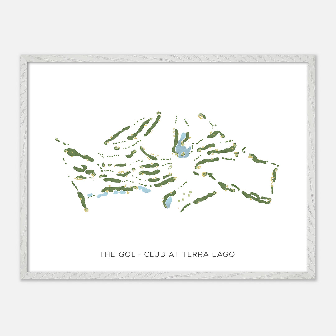 Print of The Golf Club At Terra Lago Modern Map