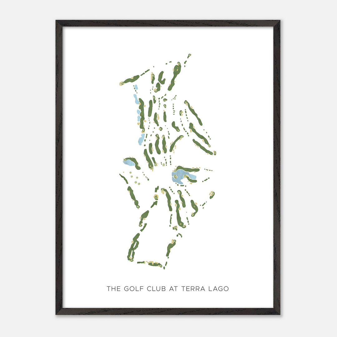 Print of The Golf Club At Terra Lago Modern Map