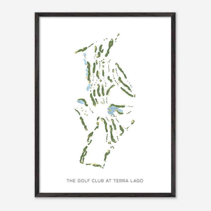 Print of The Golf Club At Terra Lago Modern Map