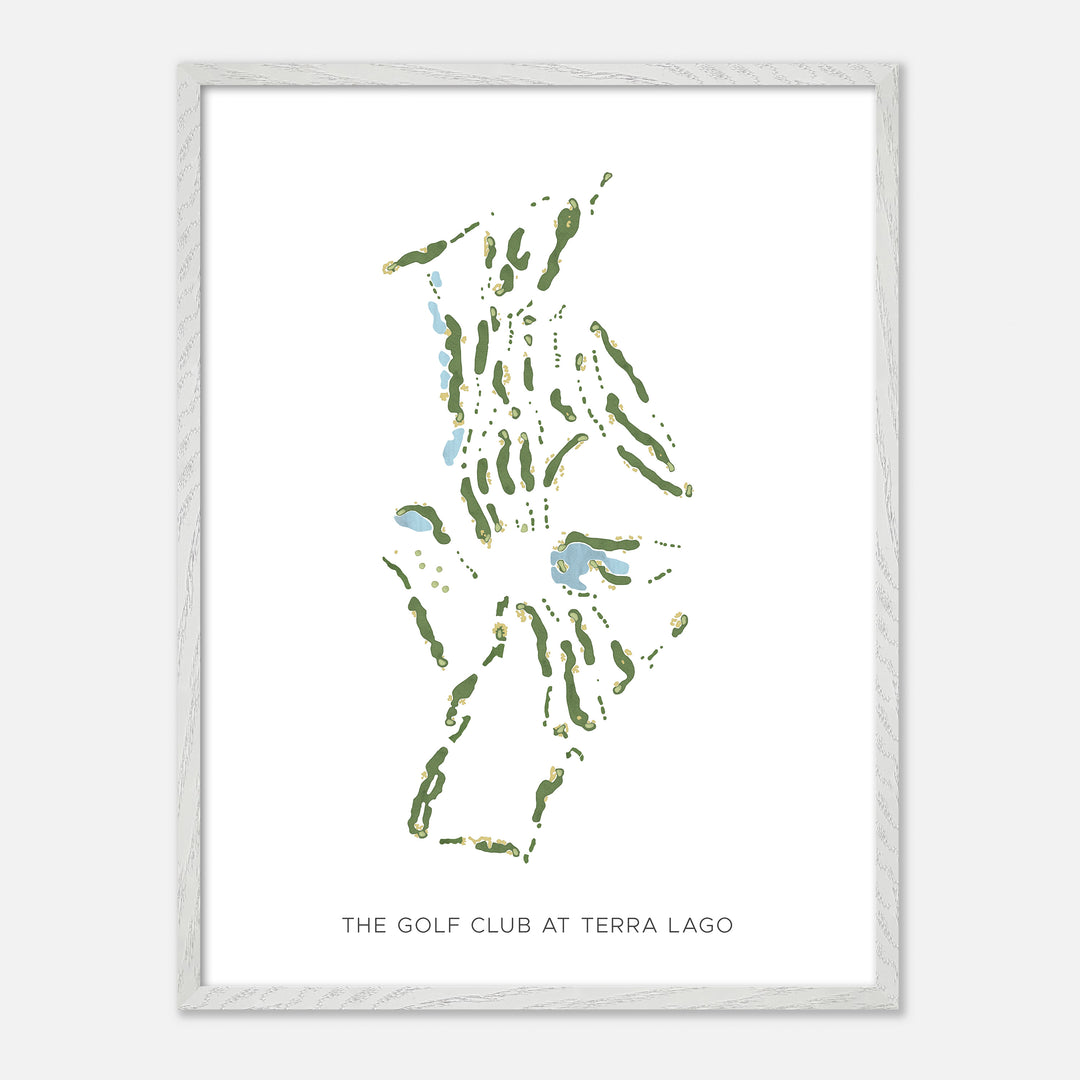 Print of The Golf Club At Terra Lago Modern Map