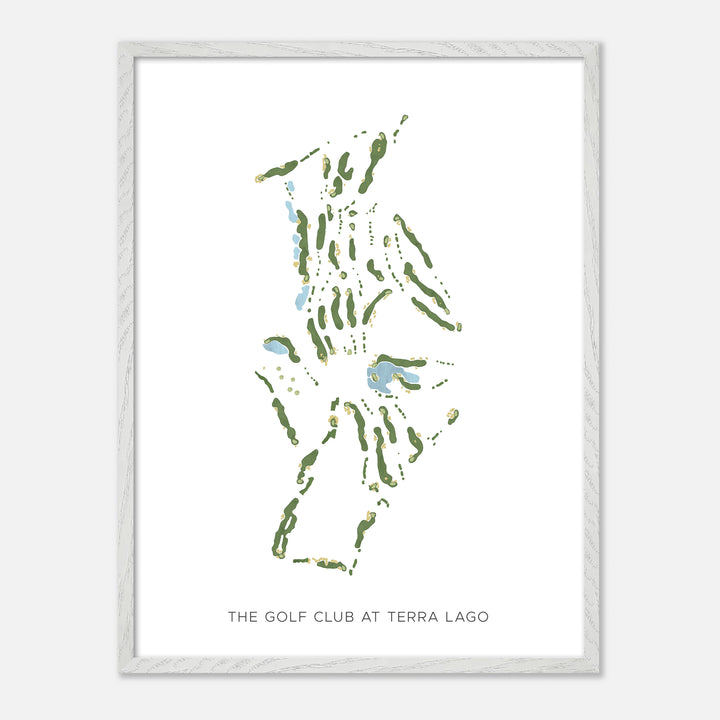 Print of The Golf Club At Terra Lago Modern Map
