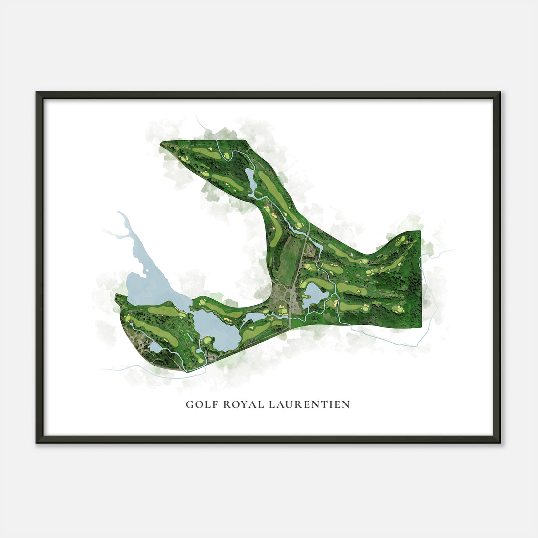 Print of Golf Royal Laurentien Classic Map