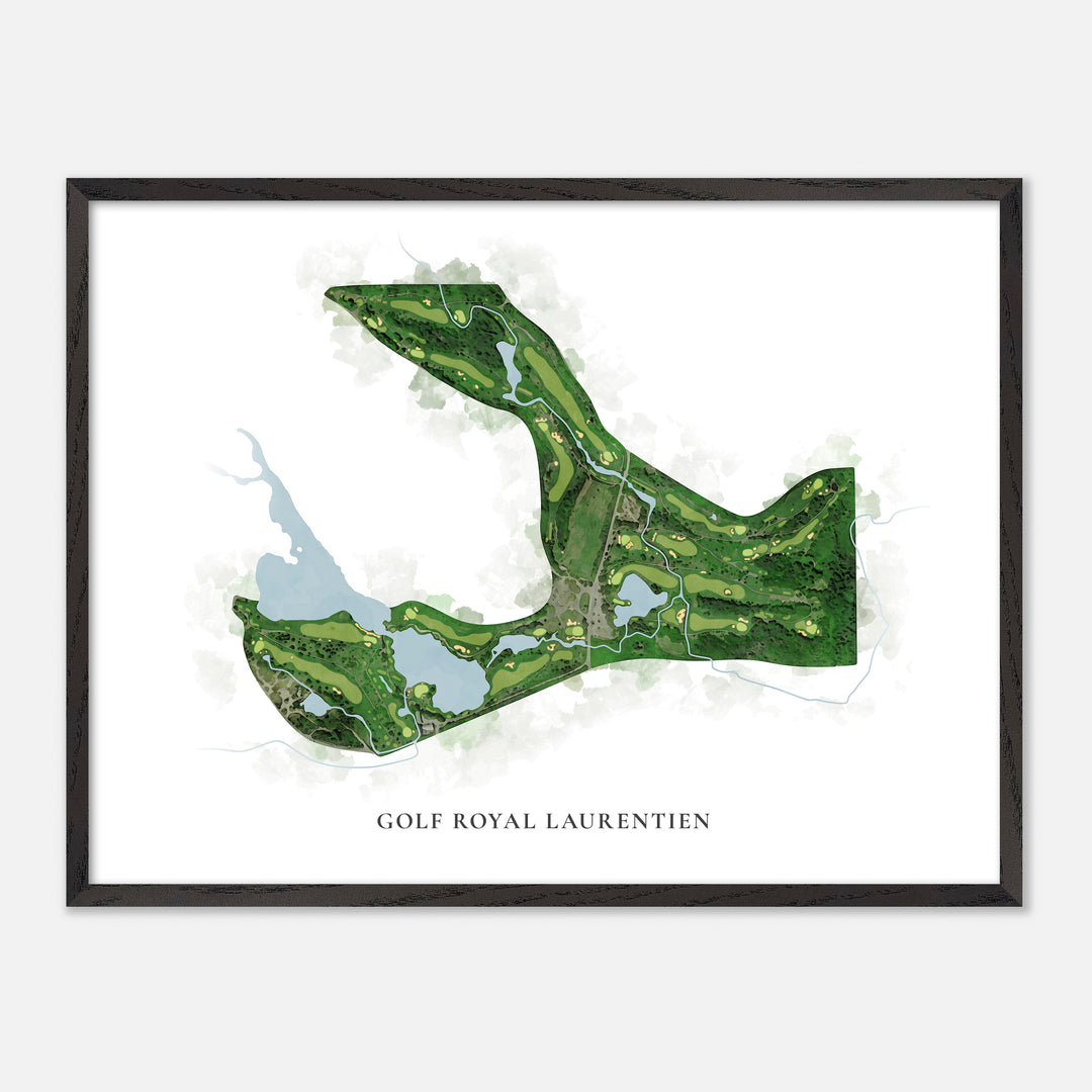 Print of Golf Royal Laurentien Classic Map