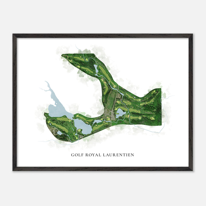 Print of Golf Royal Laurentien Classic Map