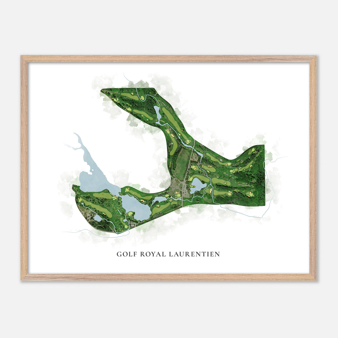 Print of Golf Royal Laurentien Classic Map