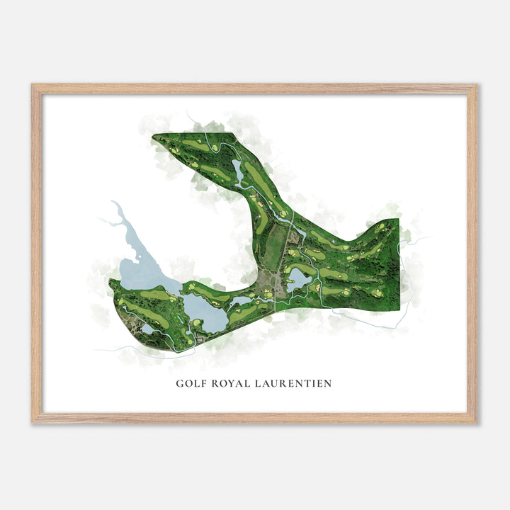 Print of Golf Royal Laurentien Classic Map