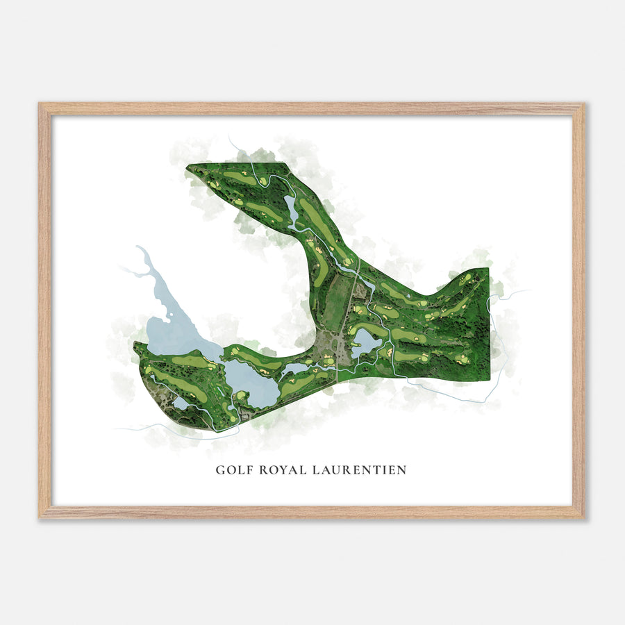 Print of Golf Royal Laurentien Classic Map
